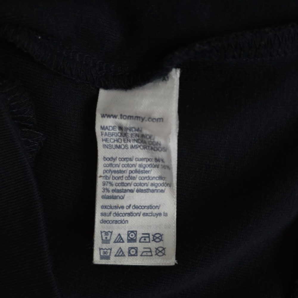 Tommy Hilfiger Girls' Brand Logo Mini Sweatshirt Dress, Navy Blue Size L (12-14) - Picture 7 of 13